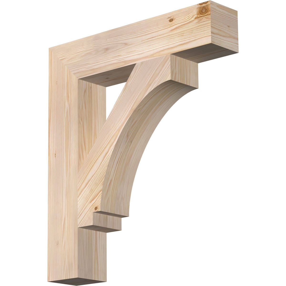 Douglas Fir Smooth Bracket O4447