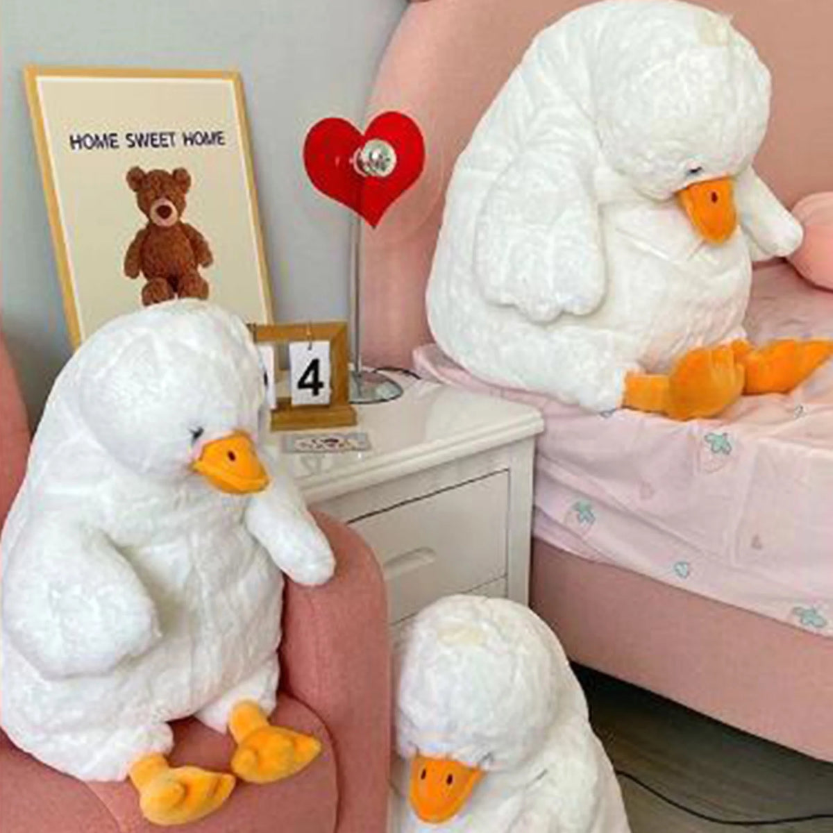 Cartoon Duck Plush Doll Soft Stuffed Toy Y1214