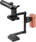 DSLR Camera with Cage Top Handle Wood Grip B961