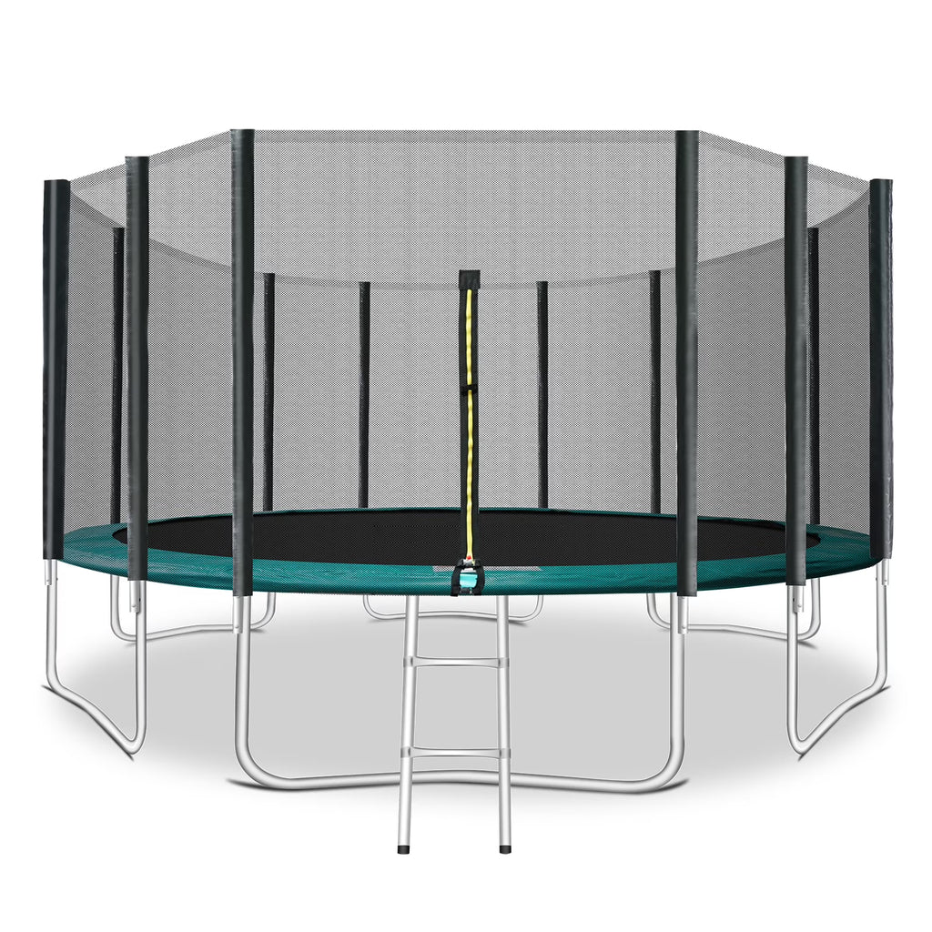 16 FT Trampoline with Safety Enclosure Net and Ladder P4105