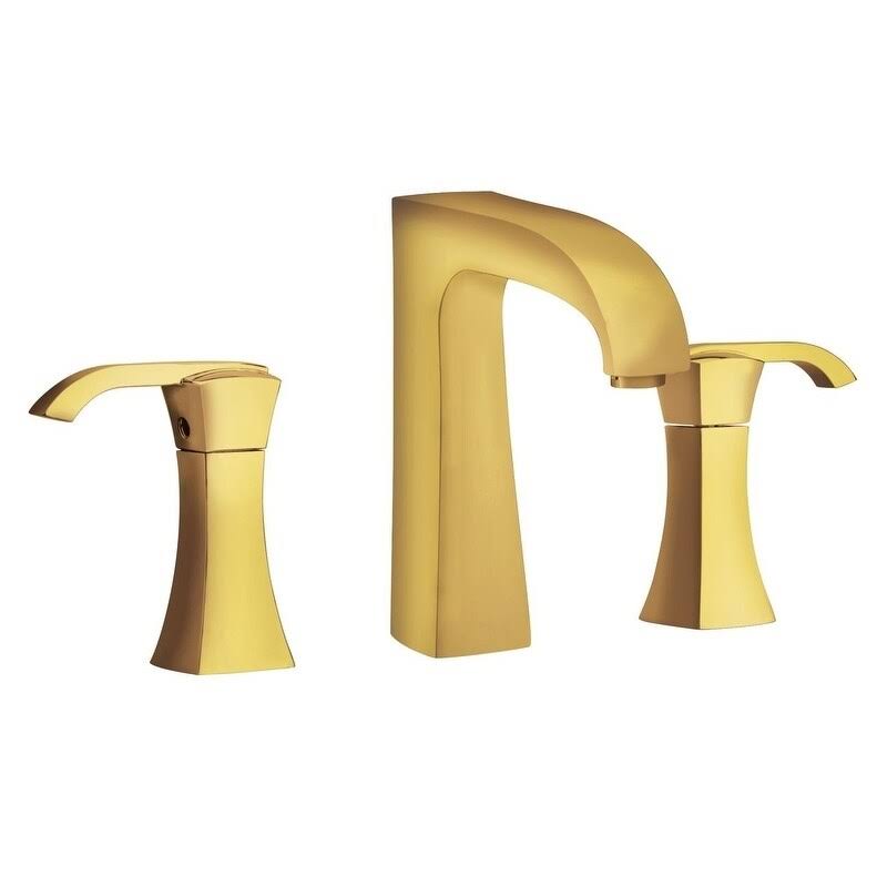 Brushed Nickel Widespread Lavatory Faucet with Lever Handles F64037