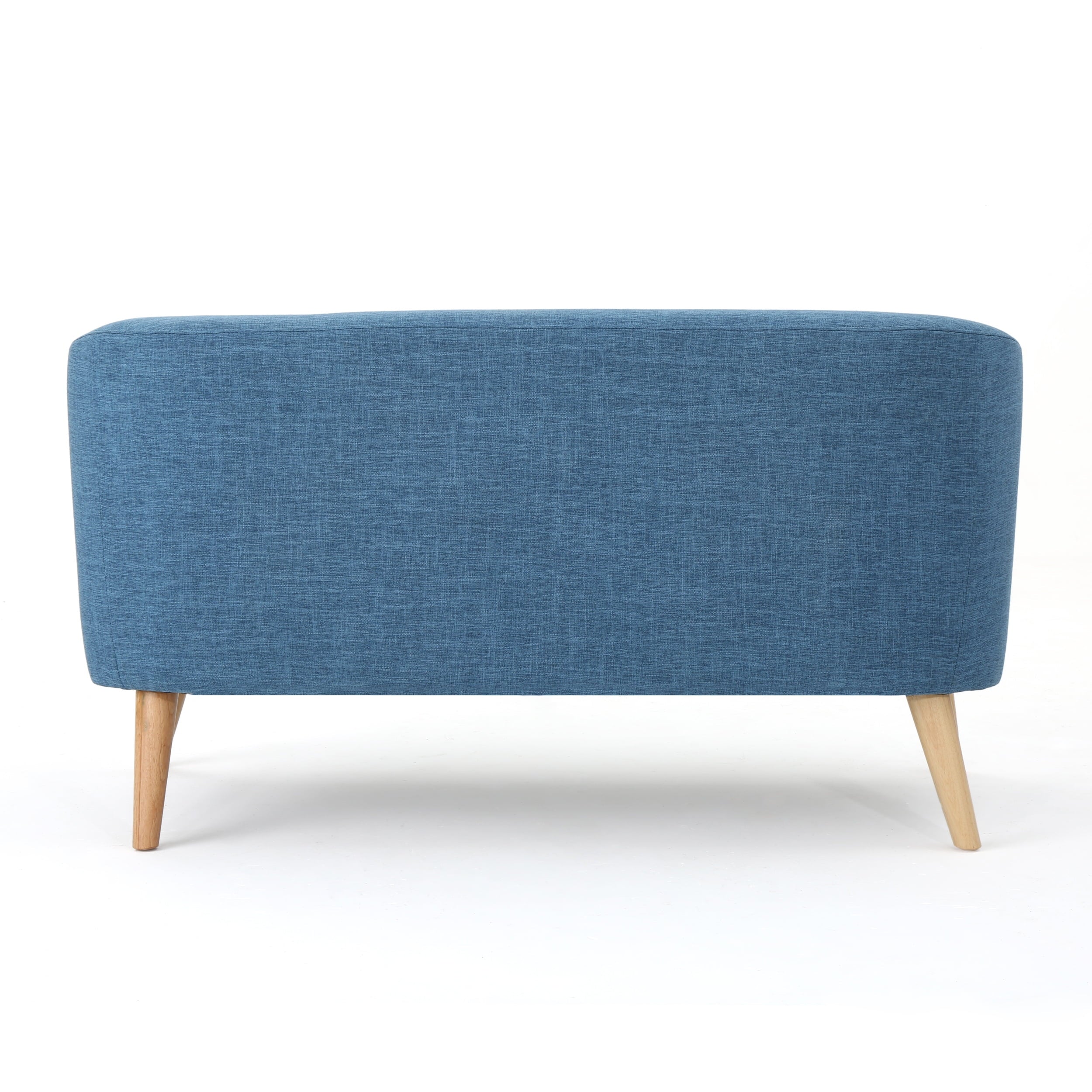 Muted Blue Fabric Loveseat F252