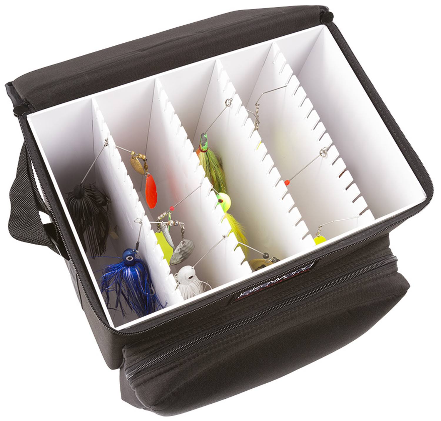 Large Spinner Bait Tackle Box Black D149