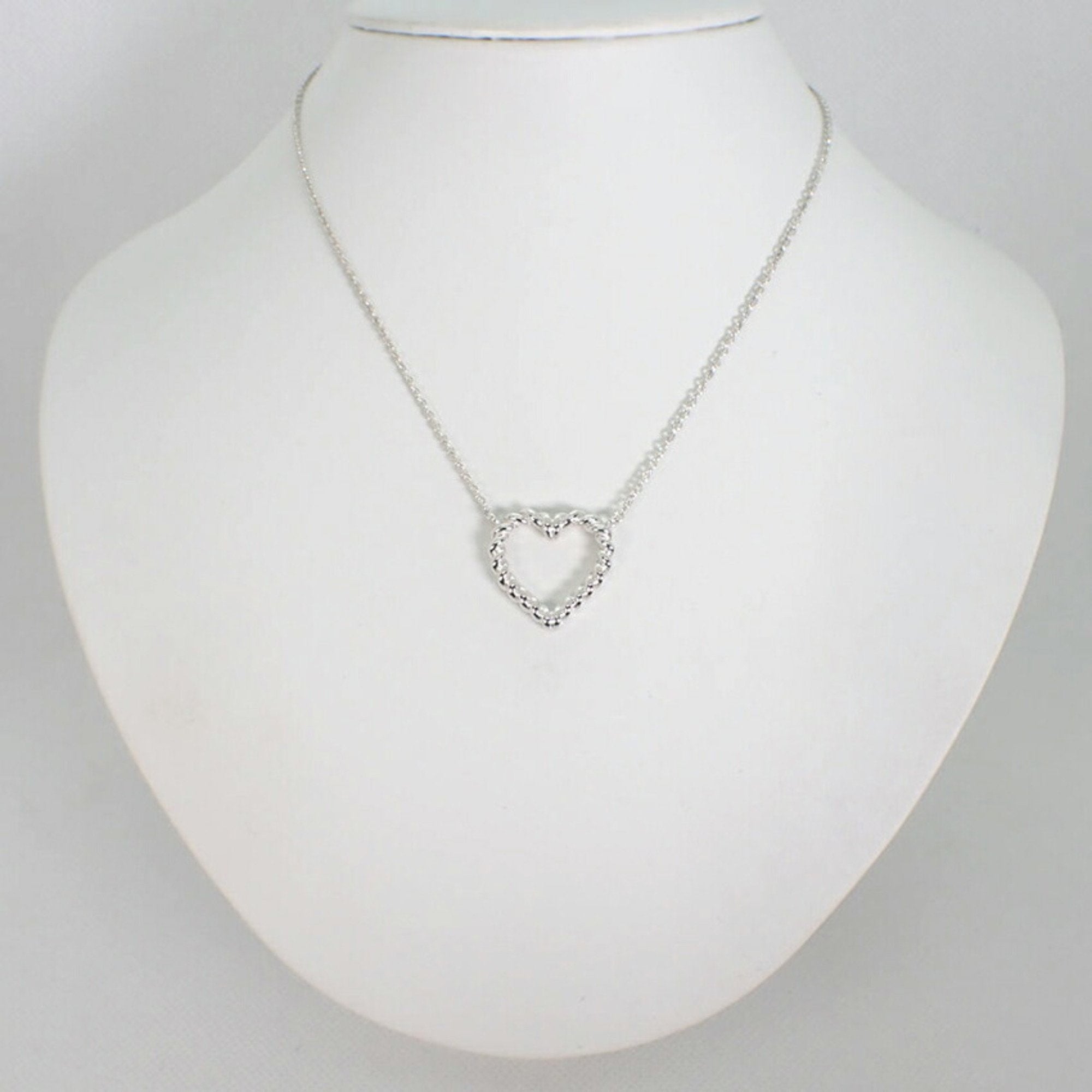 925 Heart Twist Pendant Necklace N785
