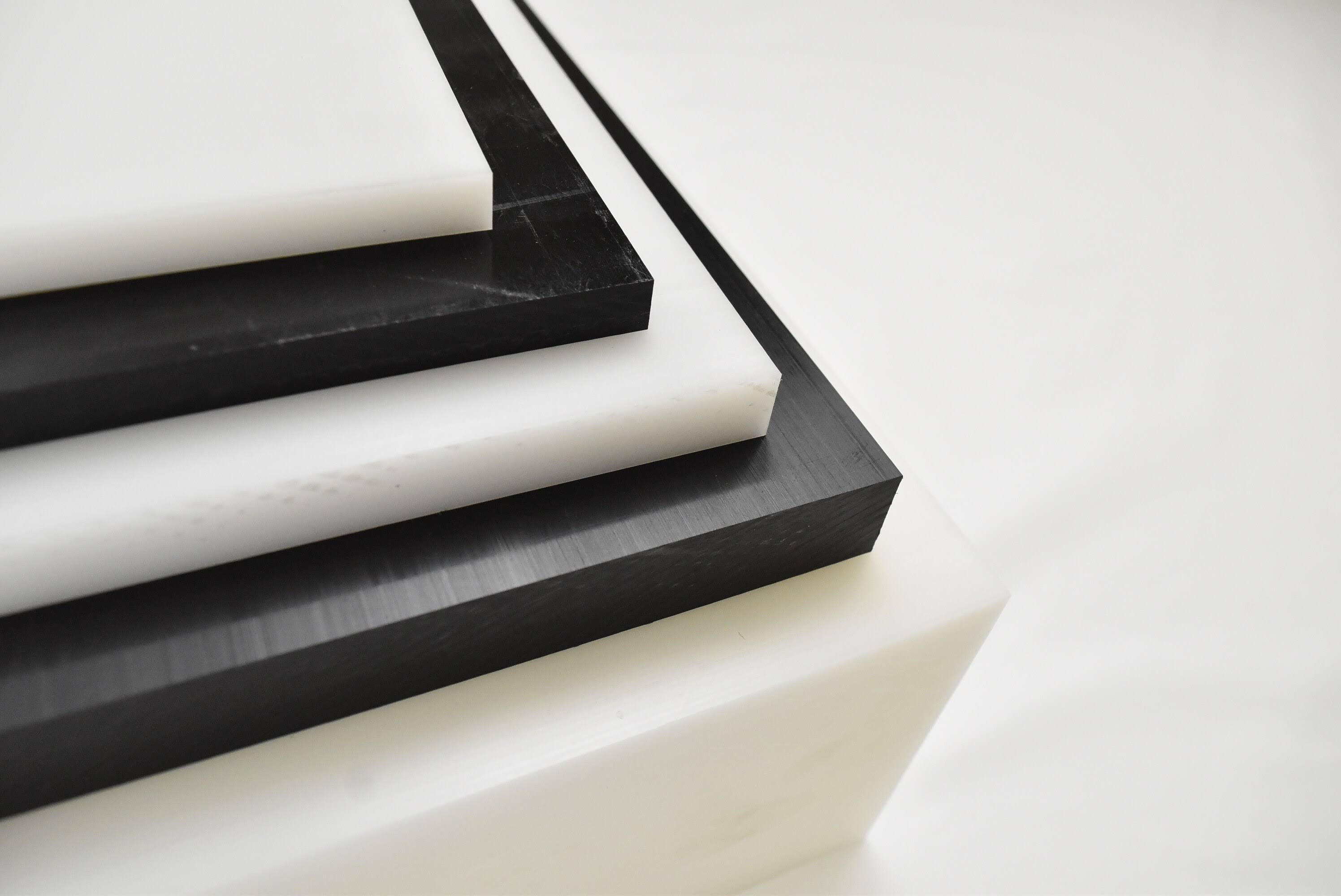 Black Delrin Acetal Copolymer Plastic Sheet O103579