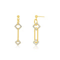 9k Yellow Gold Drop & Dangle Earrings Q5857