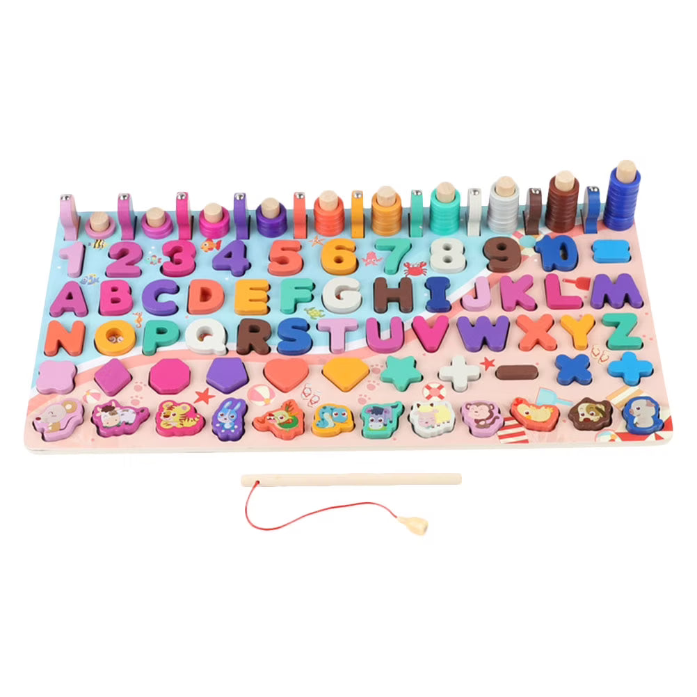 Wooden Magnetic Fishing Toy Game O938805