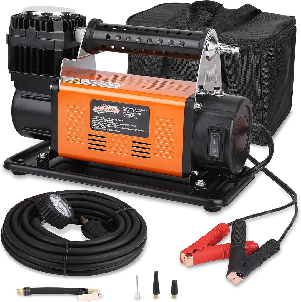 Heavy Duty Portable 12V Air Compressor Kit, Max 150PSI T2928