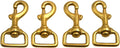 Solid Brass Swivel Eye Lobster Clasp Bolt Snap Hook G44676