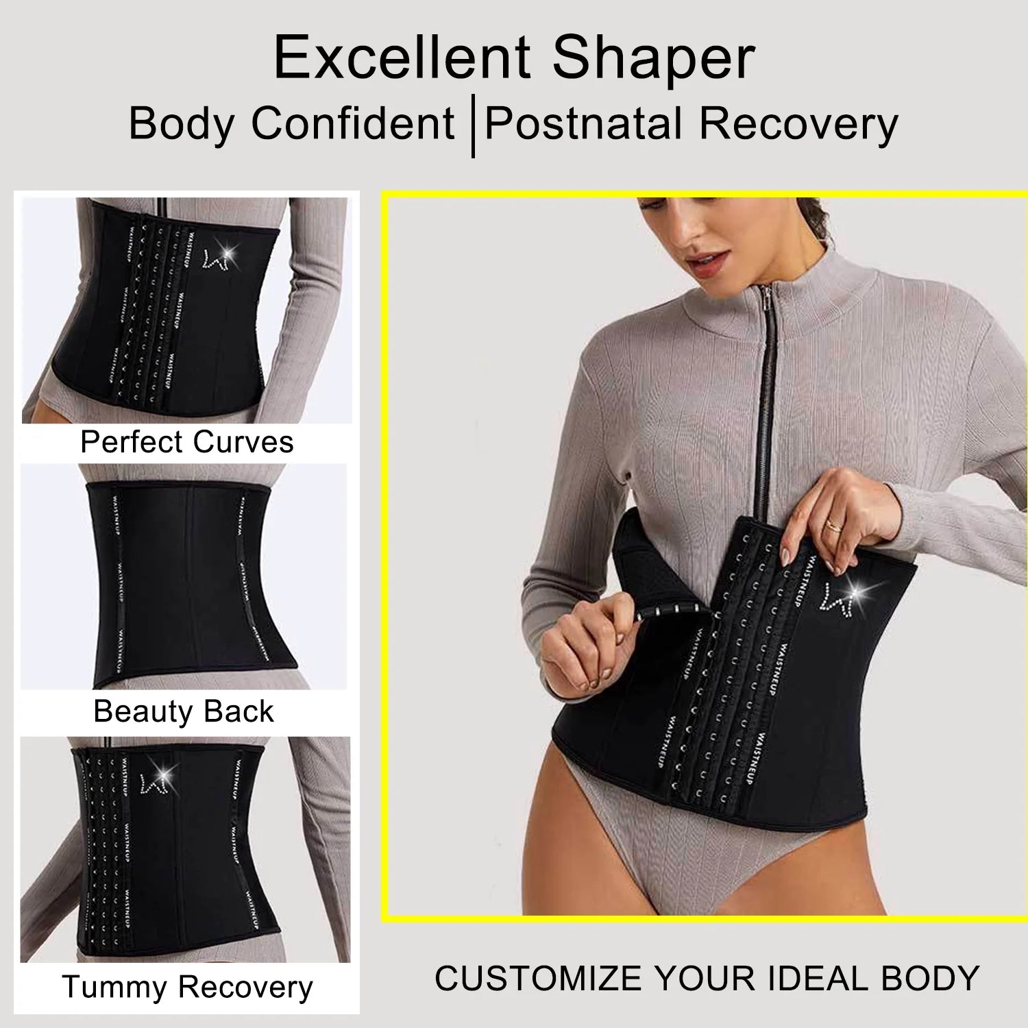 Corset Waist Trainer Body Shaper Shapewear Q373