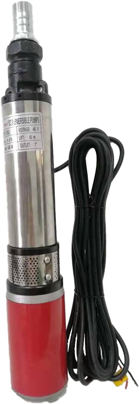12V DC 250W Stainless Steel Submersible Water Pump 25m 4000L/H 1In Outlet A508693