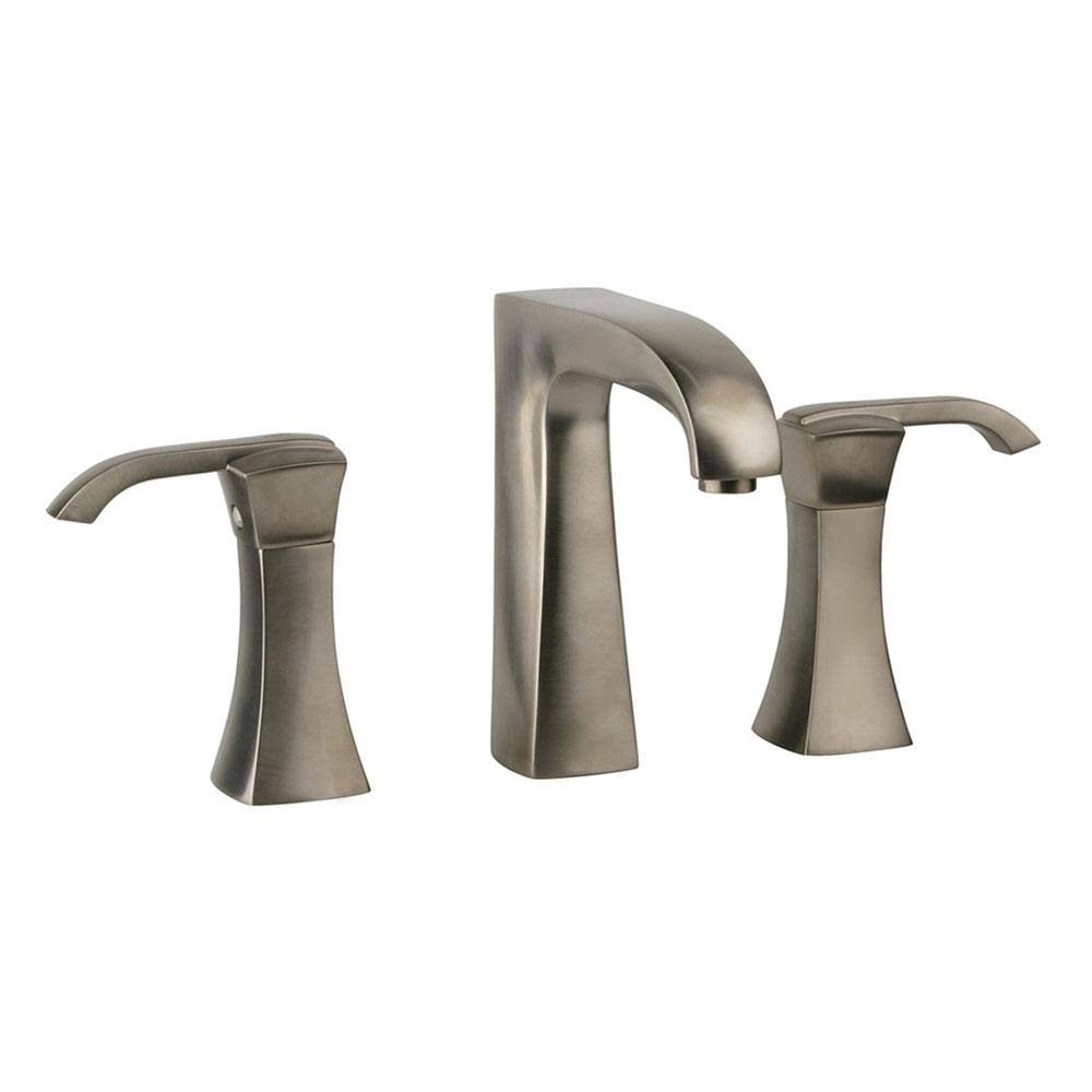 Brushed Nickel Widespread Lavatory Faucet with Lever Handles F64037
