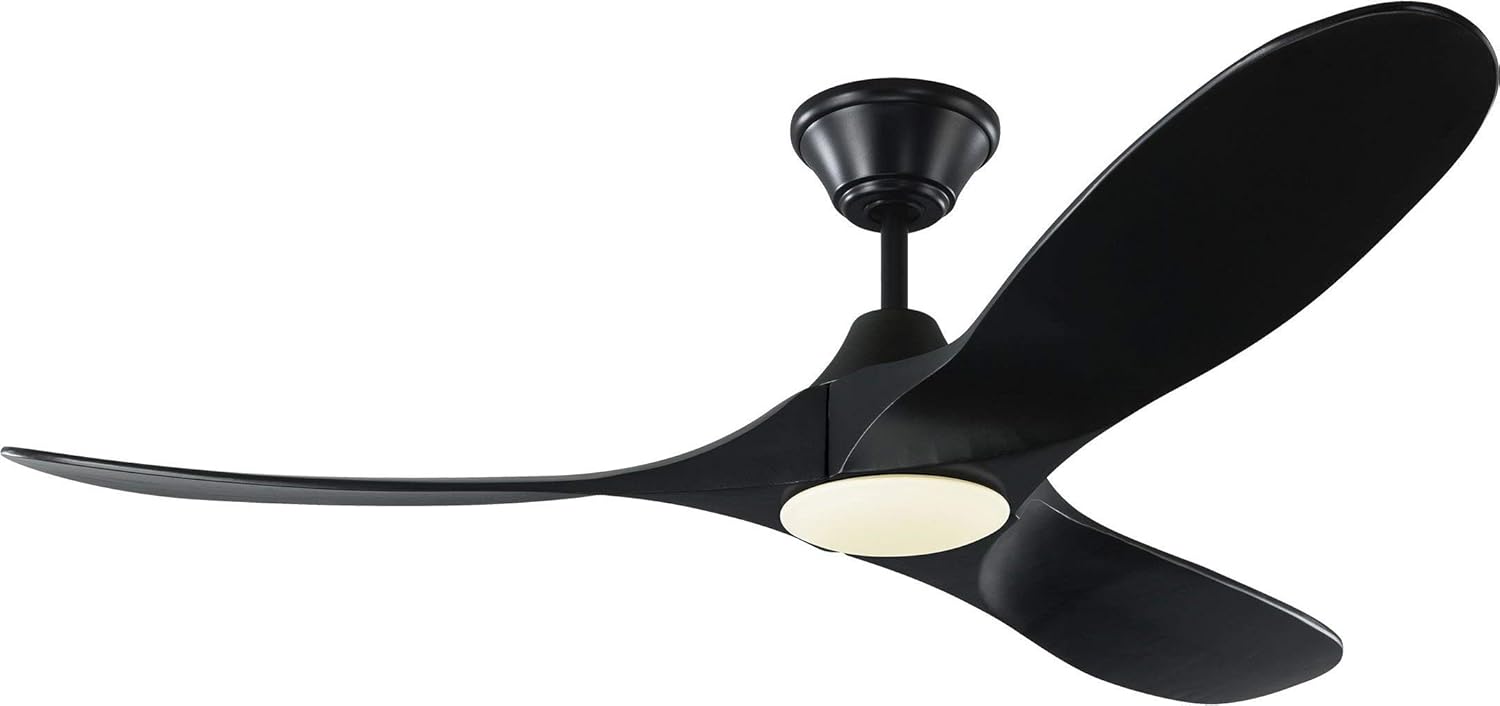 Brushed Steel 52 Ceiling Fan with LED Light and Hand Remote Control L977663
