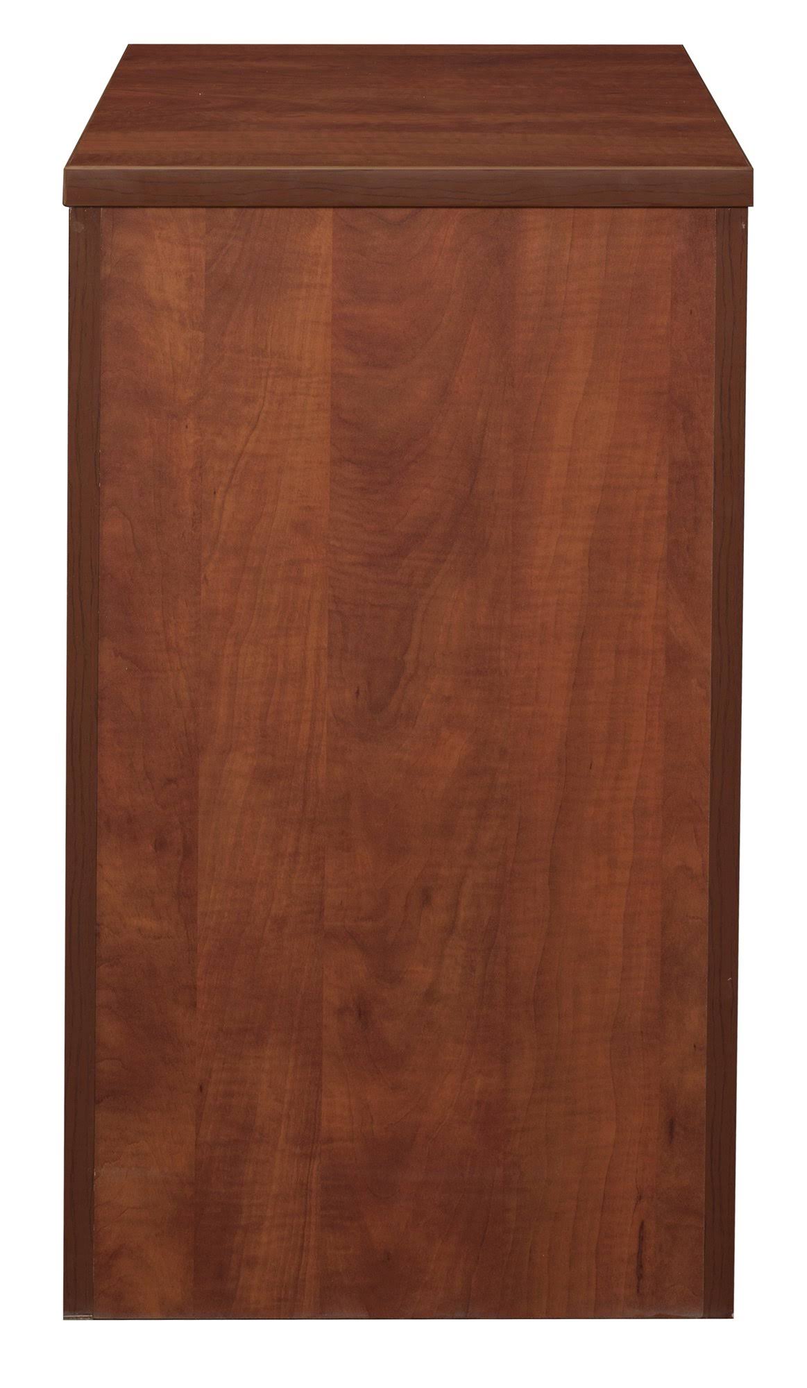 Mahogany Deskside Box File Cabinet K426