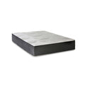 California King 12x22 Memory Foam Mattress in Light Gray Dark Gray J7896