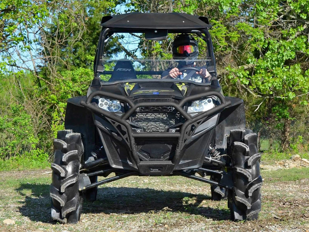 Heavy-Duty 38mm Carbon Steel Tube Front Bumper with 3mm Steel Skid Plate Y7537