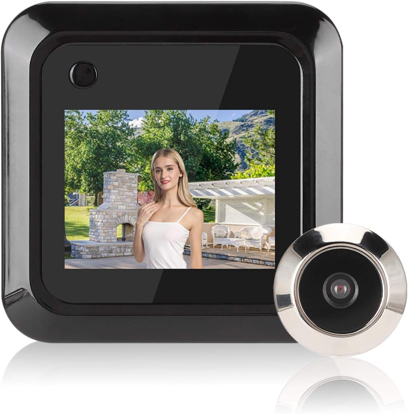 145° Wide-Angle Digital Door Peephole Camera with 2.4in LCD B4697