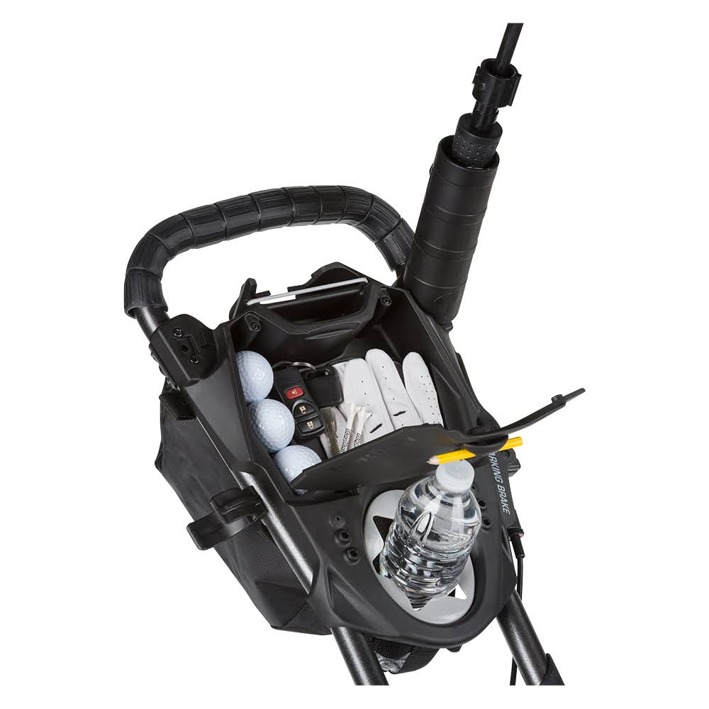 Matte Black Red Push Cart R53943
