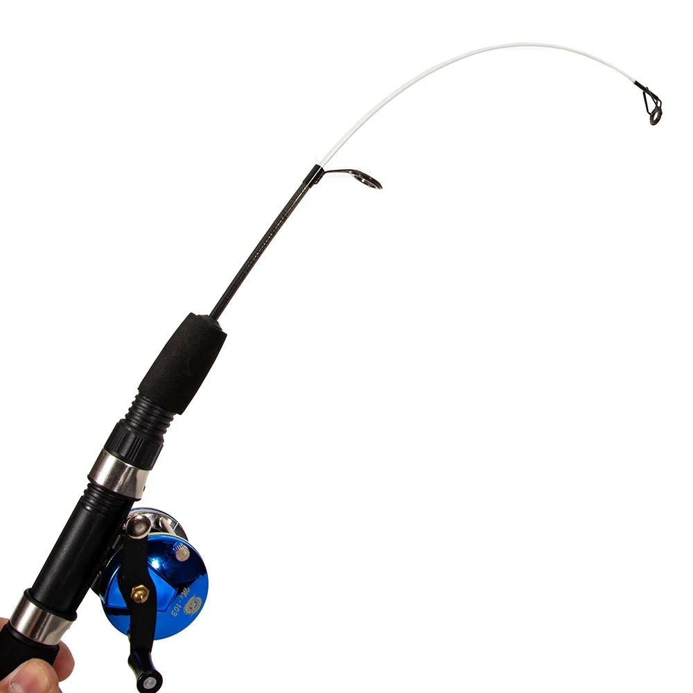 52pcs Ice Fishing Gear Set with Spinning Rod T810