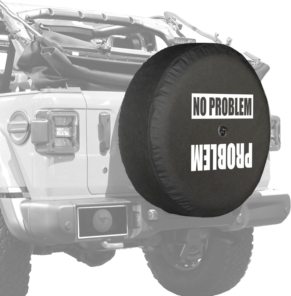 Soft JL Tire Cover for Jeep Wrangler with Back-up Camera, Pack of 2 H119