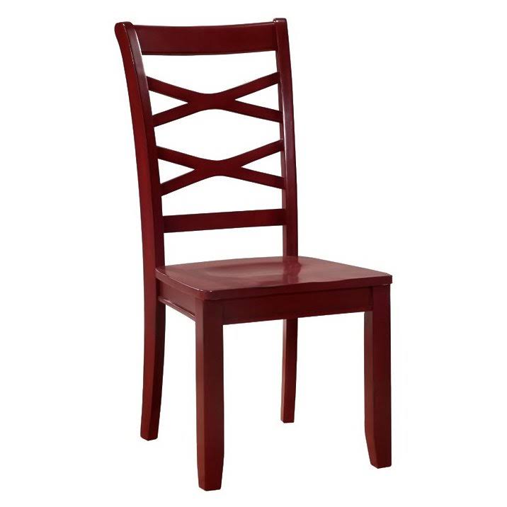 Red and Blue Dining Chair Set of 2 T427263