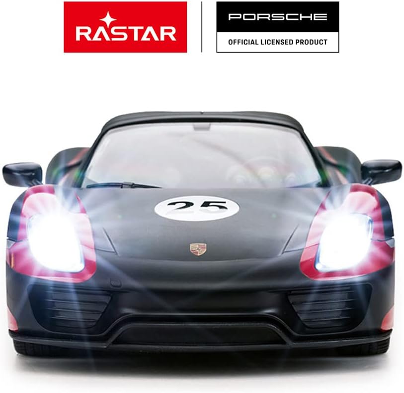 Black 1:14 RC Porsche Toy Car T3462