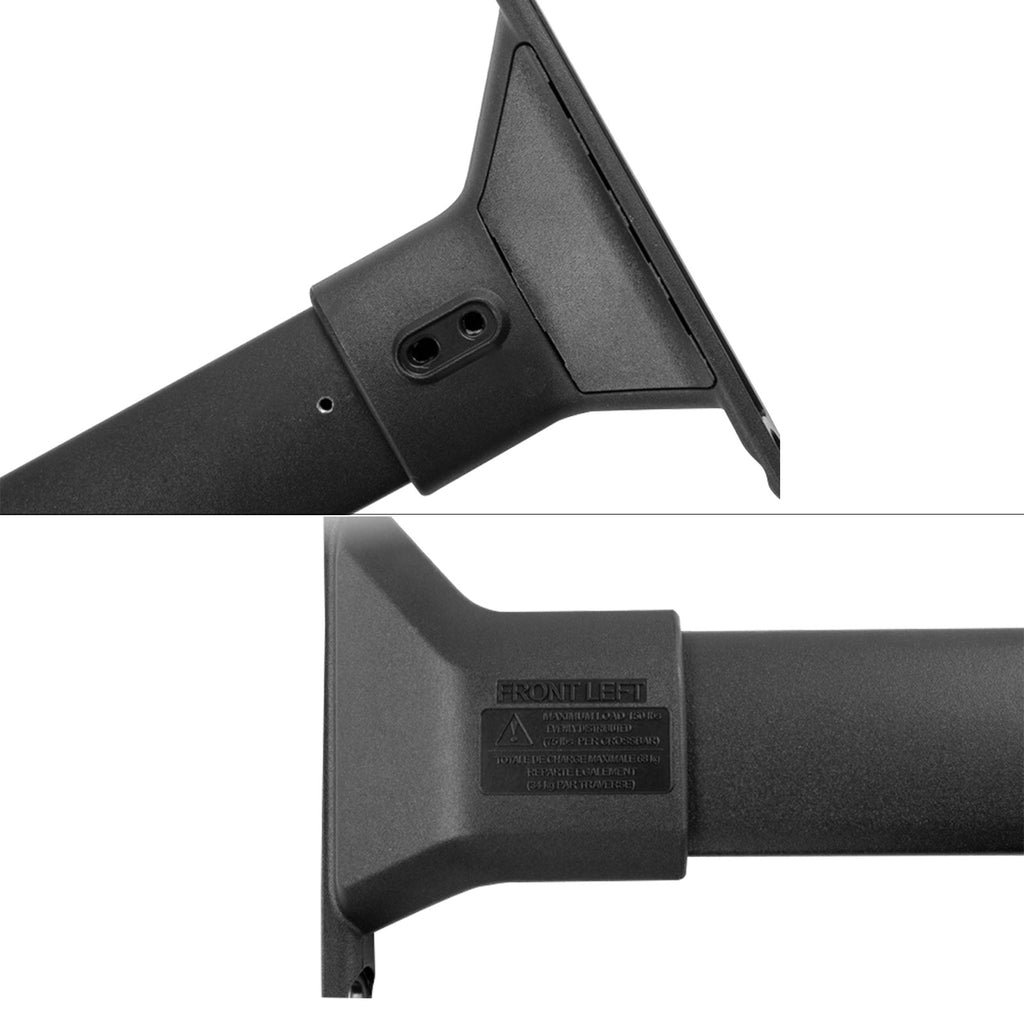 Black Aluminum Roof Rack Cross Bar Cargo Carrier 2PCS U6380