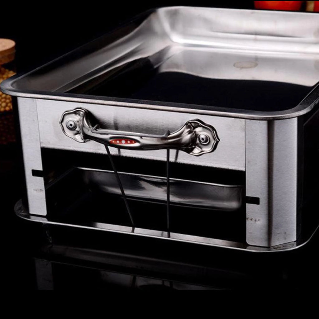 Portable Tabletop Barbecue 40x30cm Windproof P3319