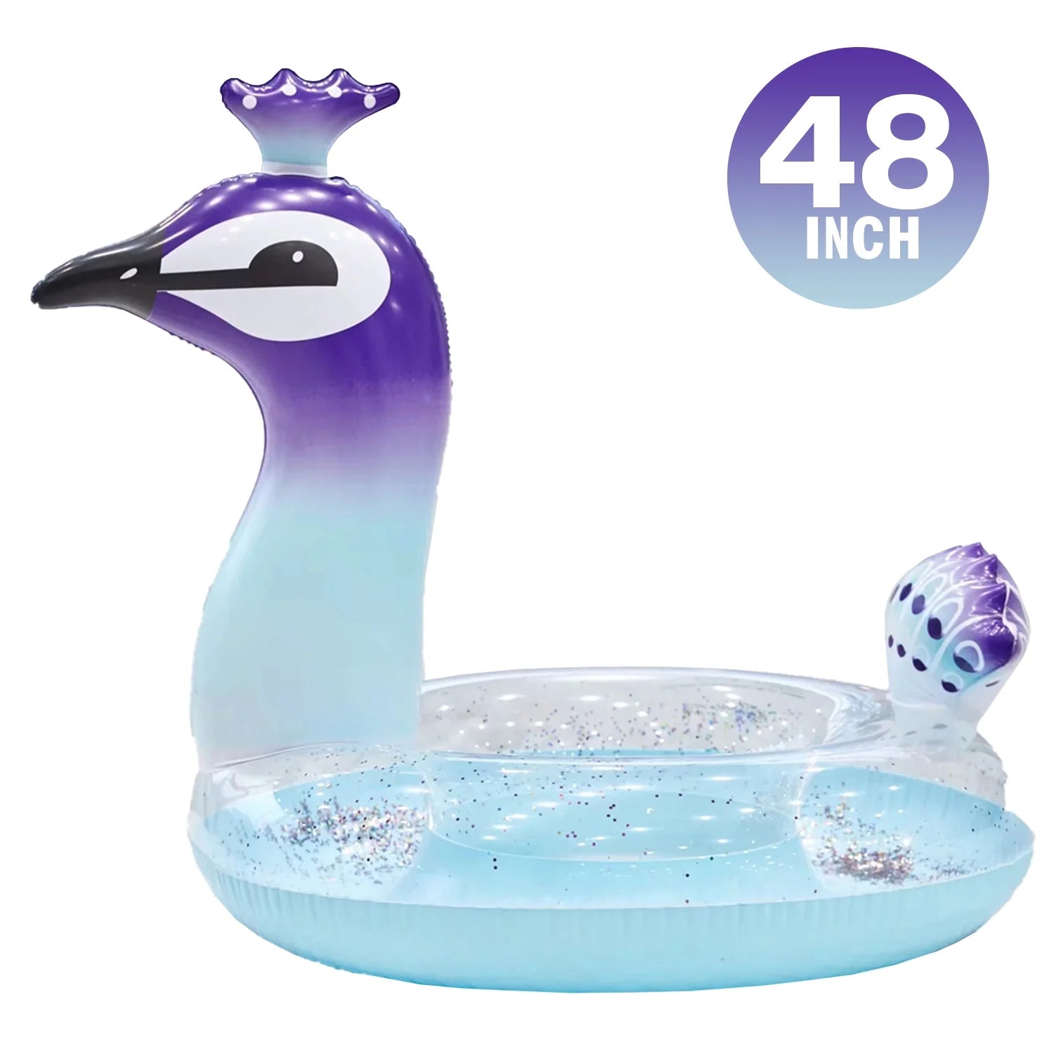 48" Giant Inflatable Peacock Pool Floatie N6775