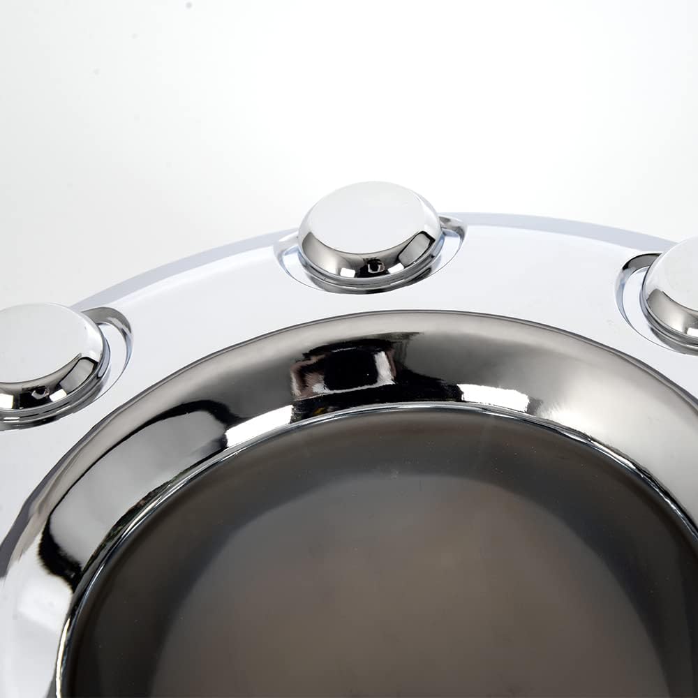 Chrome Open Dually Front Wheel Center Hub Cap C31038