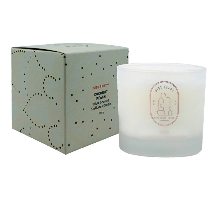 Soy Candle Coconut Peach 190g N972524
