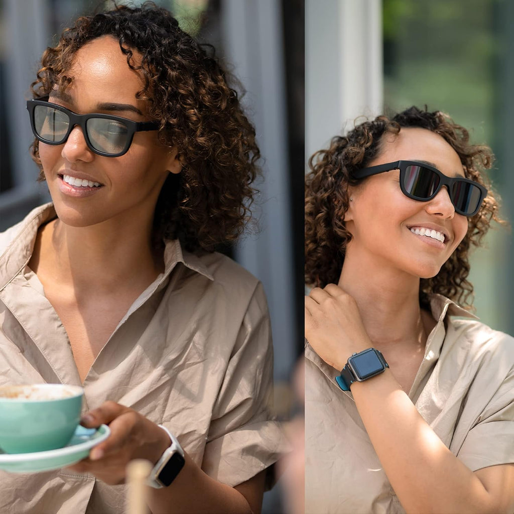 Black Electrochromic Polarized Smart Sunglasses F92805