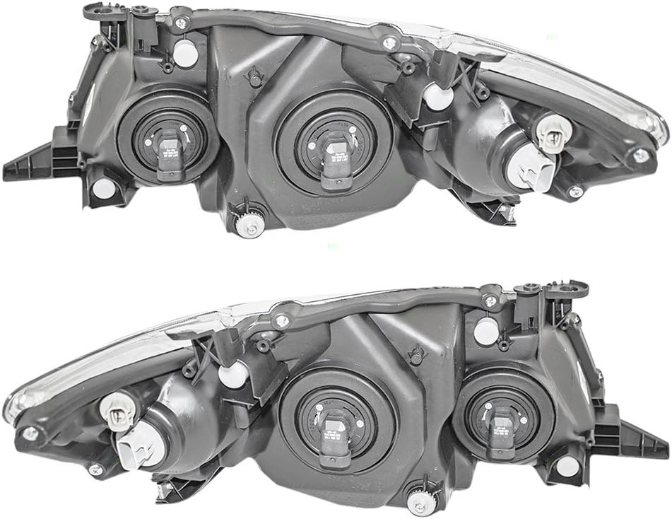 Halogen Combination Headlight Assembly Set for 2009-2010 Toyota Corolla B928