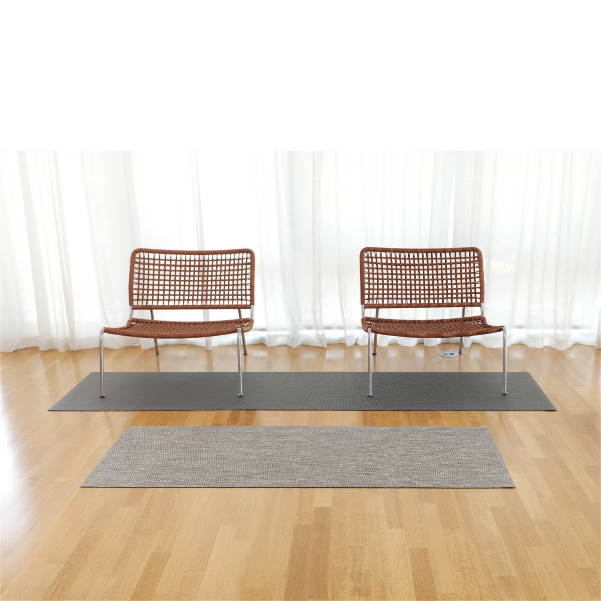 Oyster Basketweave Floor Mat X14535