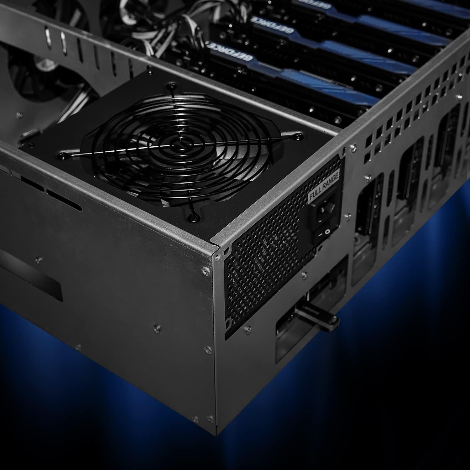 1600W Fully Modular Power Supply with 140mm Fan J6082