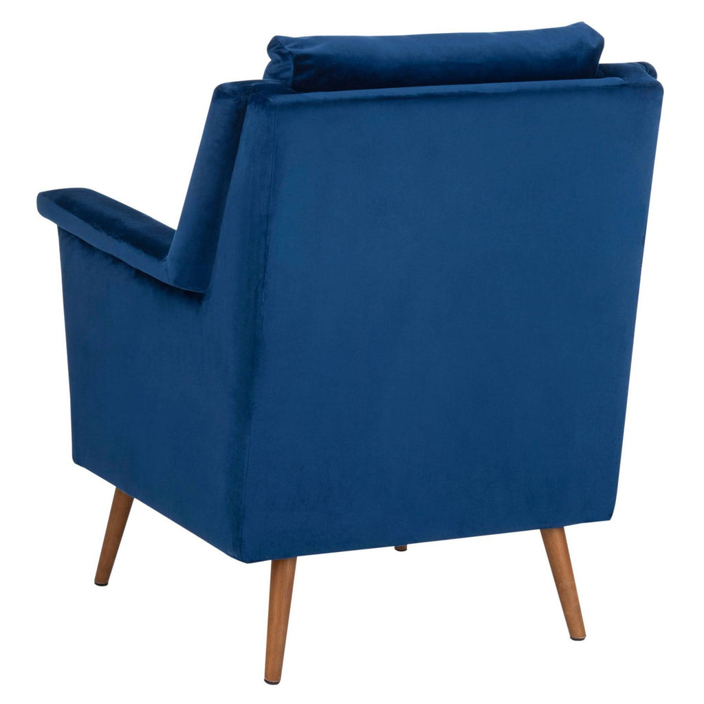 Navy Mid Century Arm Chair Z23893