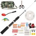 52pcs Ice Fishing Gear Set with Spinning Rod T810