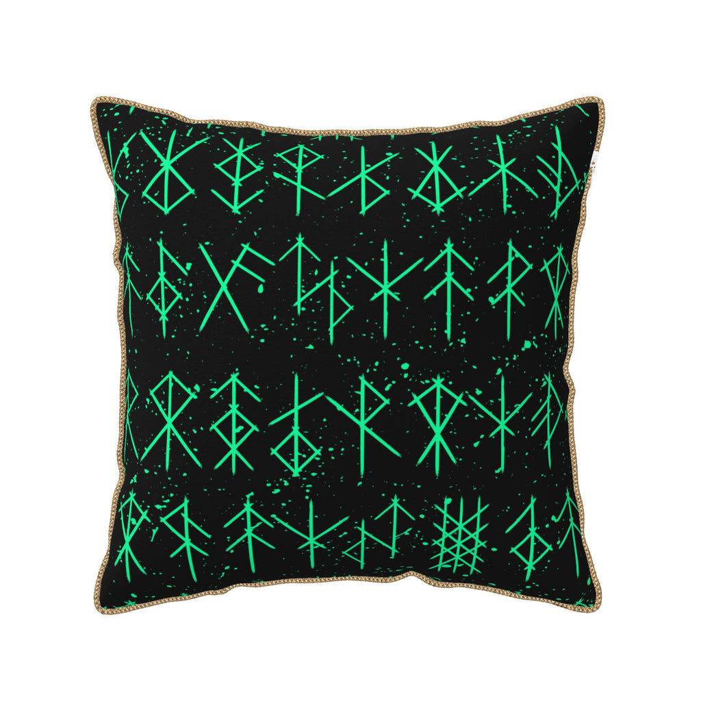 Green 16"x16" Throw Pillows H7273
