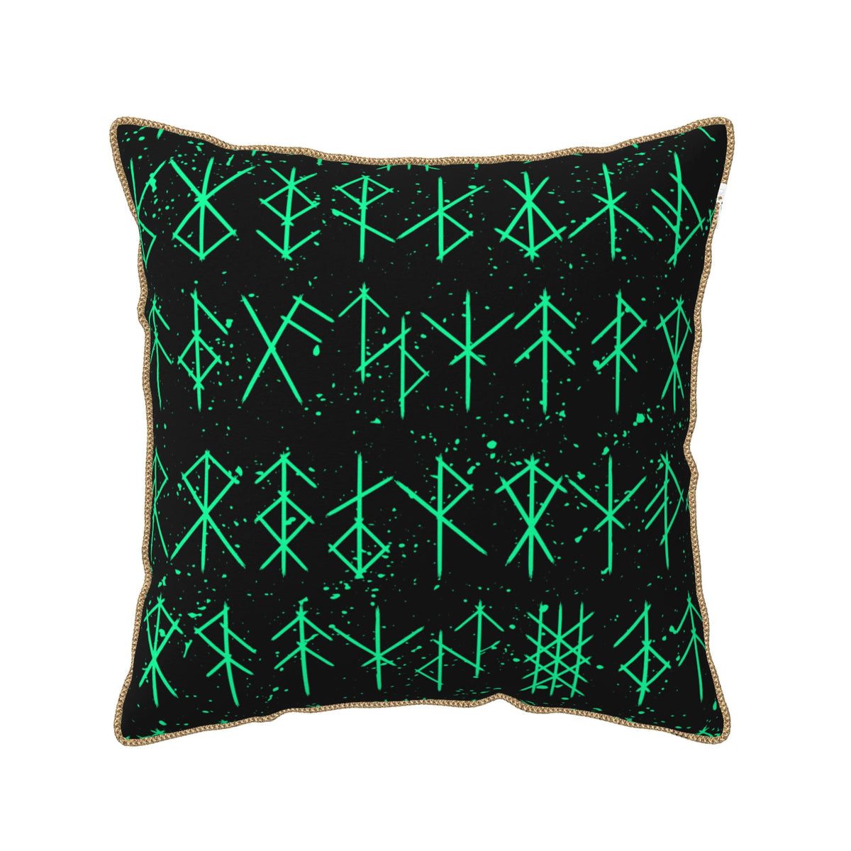 Green 16"x16" Throw Pillows H7273