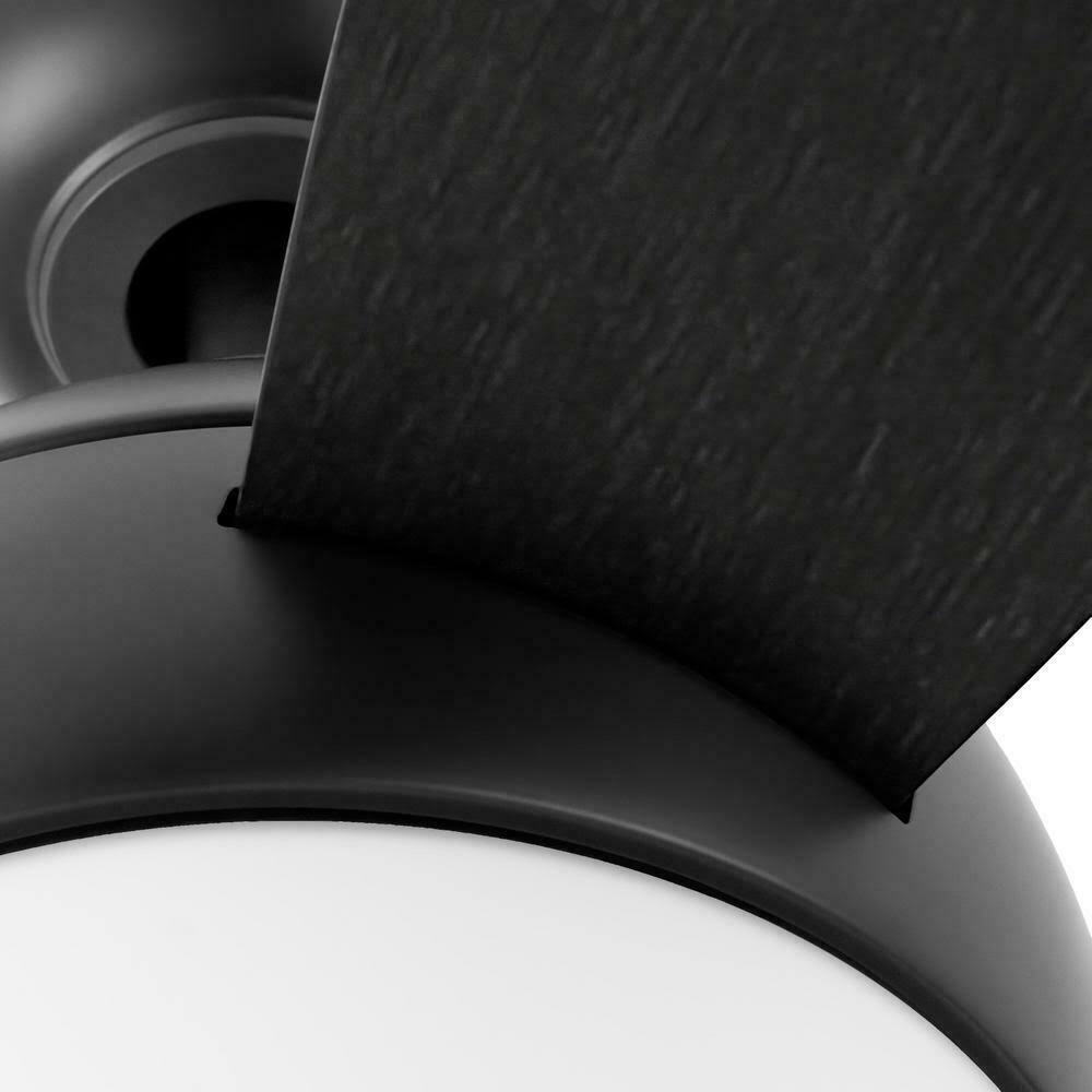 Matte Black LED Ceiling Fan with Light and Remote Control G39269