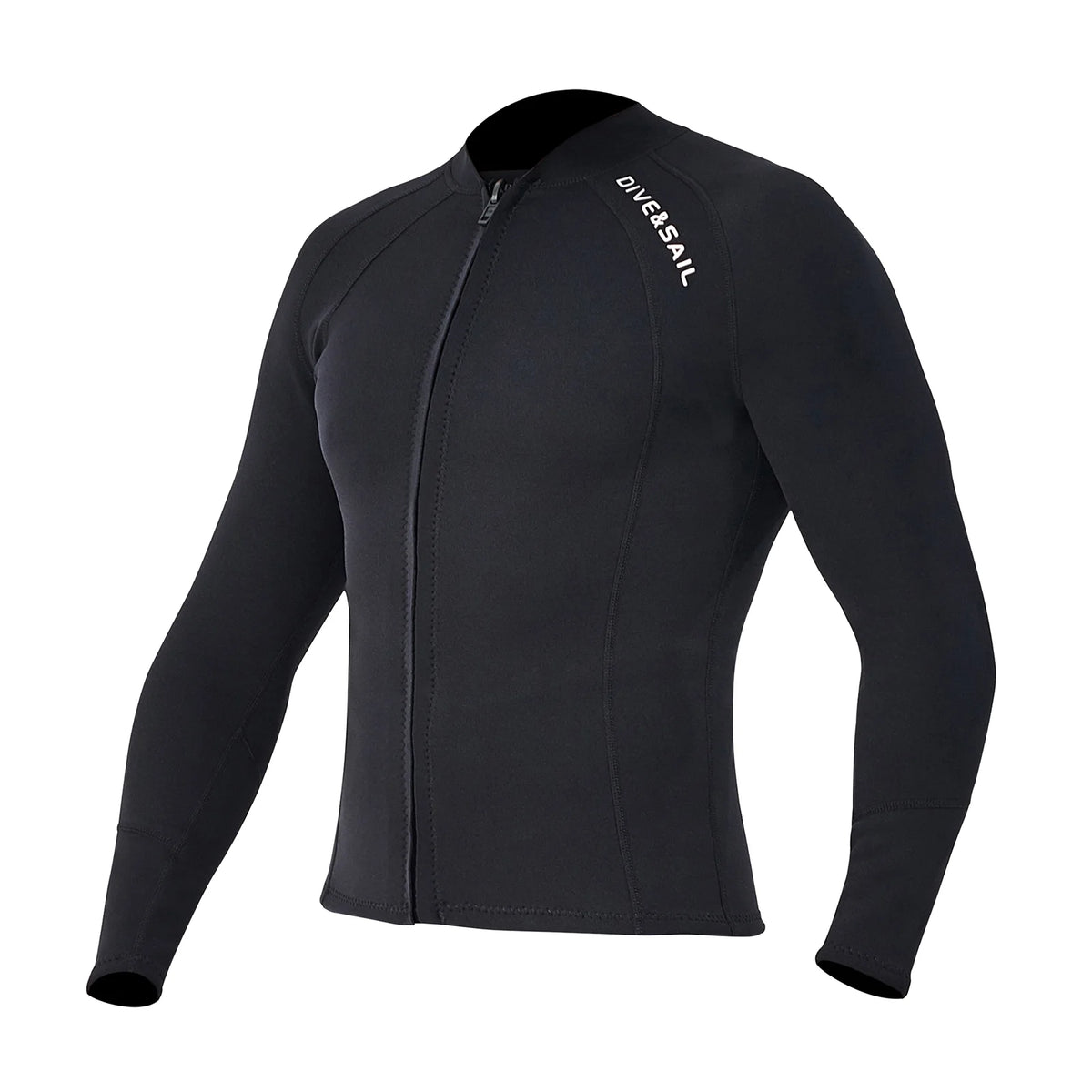 2mm Neoprene Front Zipper Wetsuits Jacket Long Sleeves Wetsuit U759