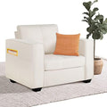 Cream Beige Tufted Accent Chair O642