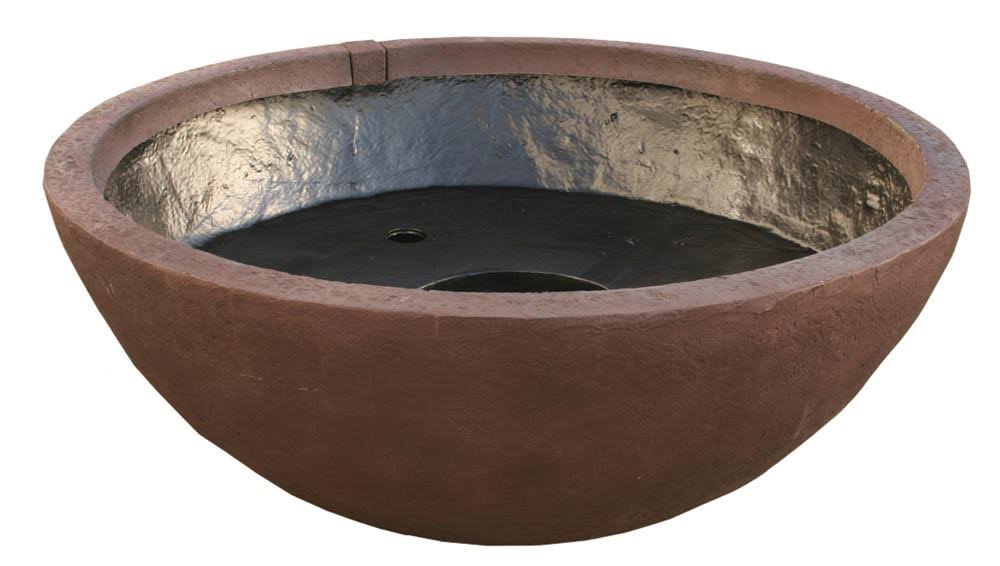 Textured Gray Slate Aquatic Patio Pond Q441
