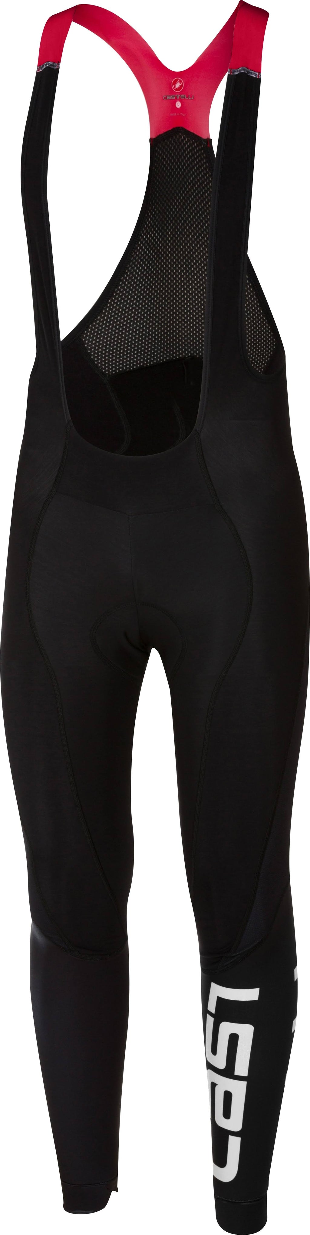 Large Black/Orange Bibtight O880