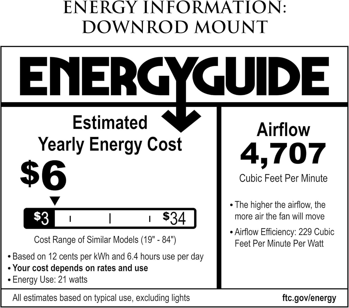 Brushed Steel 52 Ceiling Fan with LED Light and Hand Remote Control L977663