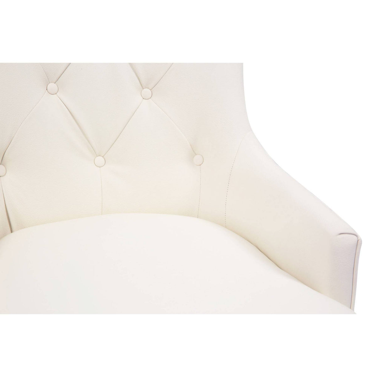 Button Tufted PU Leather Dining Side Chair X4748