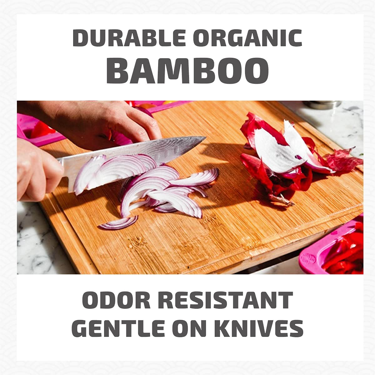 Bamboo Cutting Board With Containers Set Of 9 Over The Sink Chopping Board With Collapsible Strainers O7473