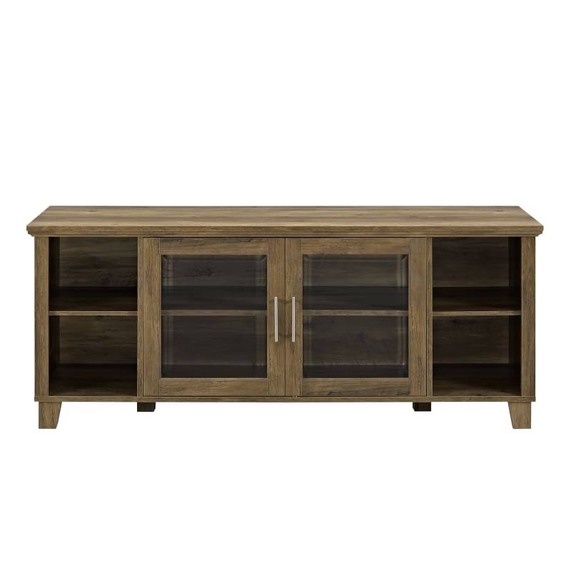 58x22 Wide TV Stand Media Cabinet with Glass Doors Y728