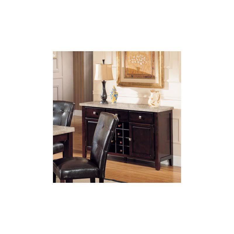 White Marble Counter Height Table H980