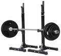 Black Adjustable Barbell Stands and Bench E157200